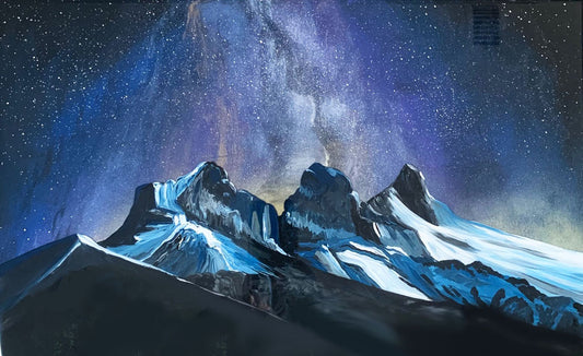 Three Sisters Milky Way Resin Art Name Sign