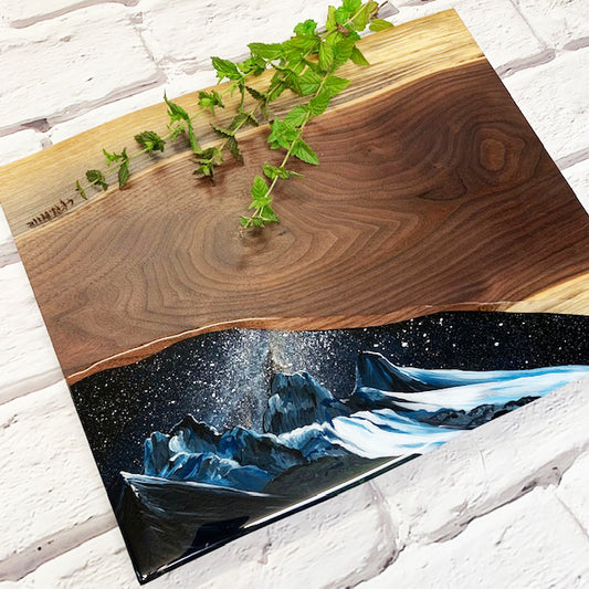 Deposit for Custom Black Walnut and Resin Art Charcuterie Board