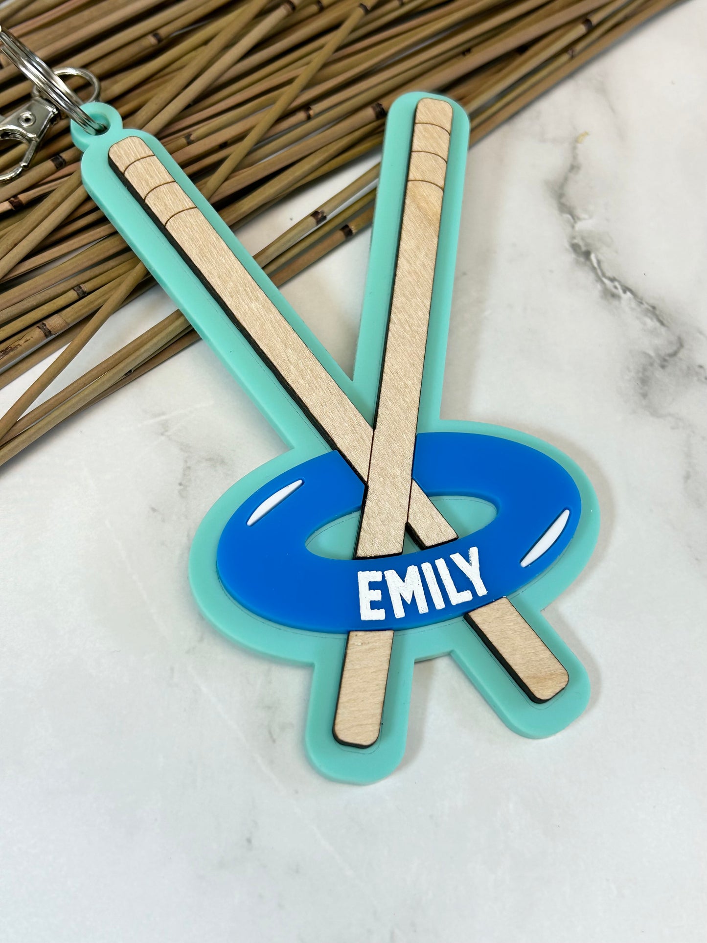 Ringette Backpack Clip On Name Tag