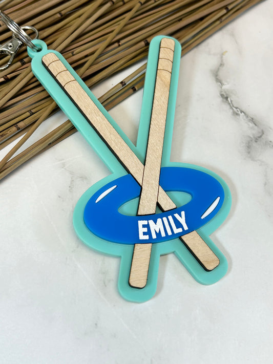 Ringette Backpack Clip On Name Tag