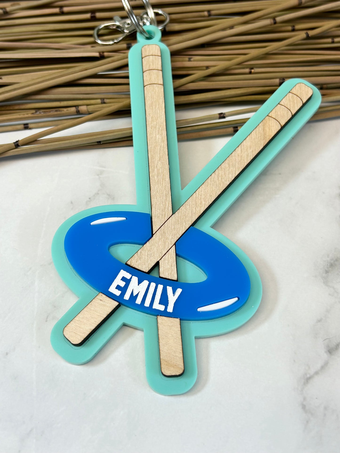 Ringette Backpack Clip On Name Tag