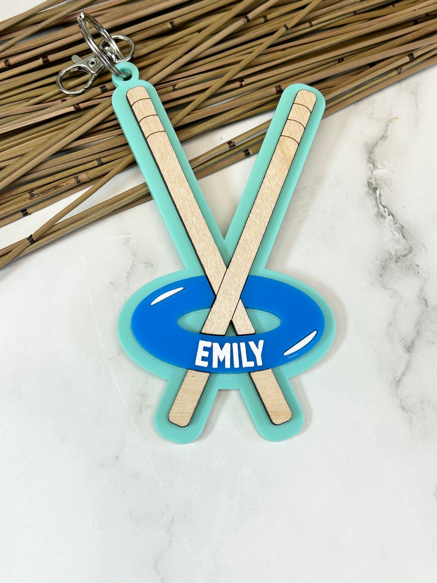 Ringette Backpack Clip On Name Tag