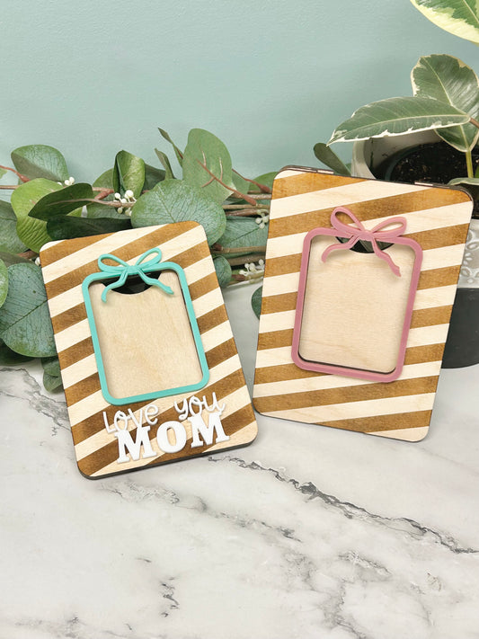 Striped Customizable Photo Frame