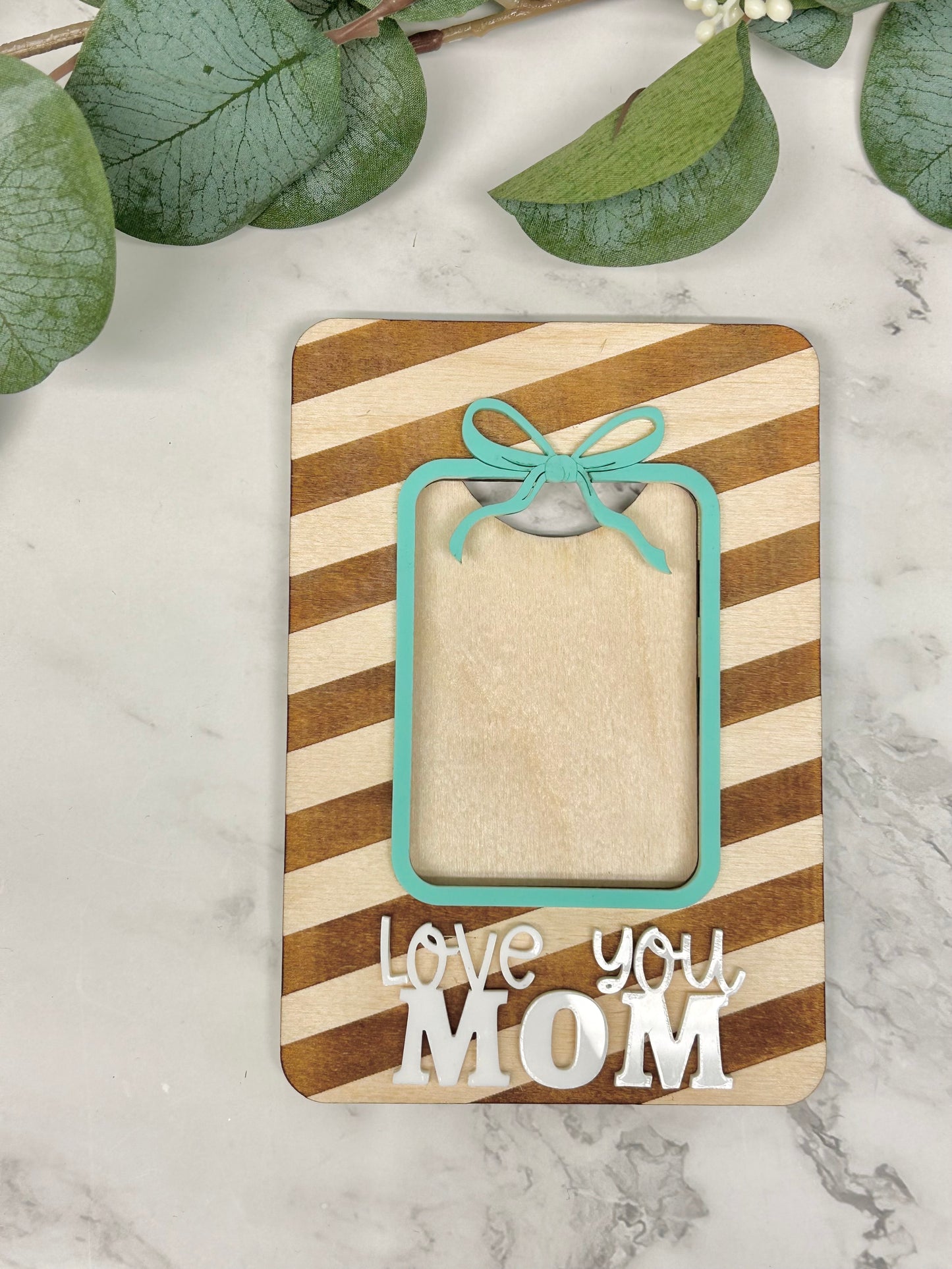Striped Customizable Photo Frame