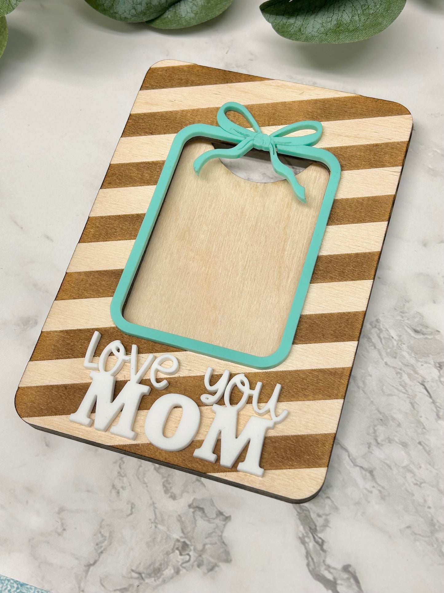 Striped Customizable Photo Frame