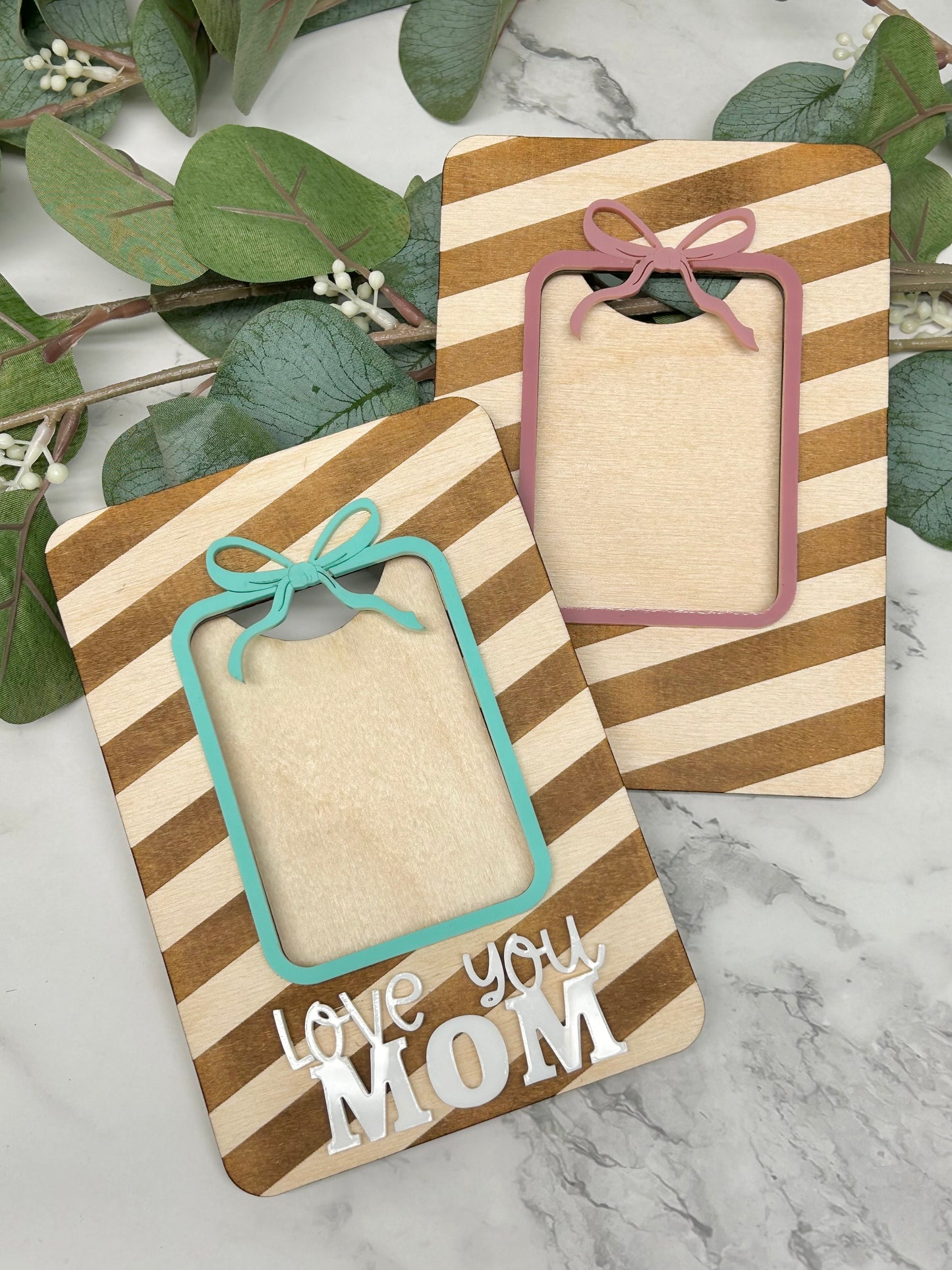 Striped Customizable Photo Frame