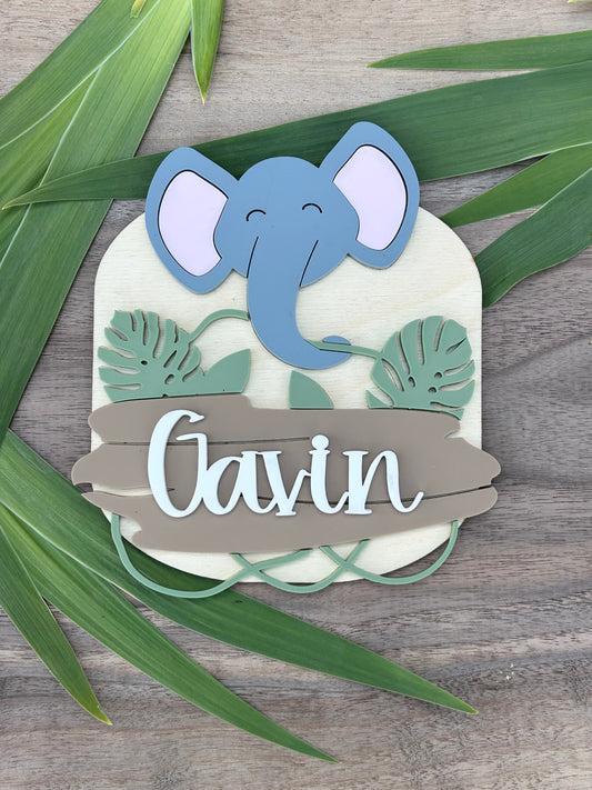 Jungle Animal Baby Milestone Set