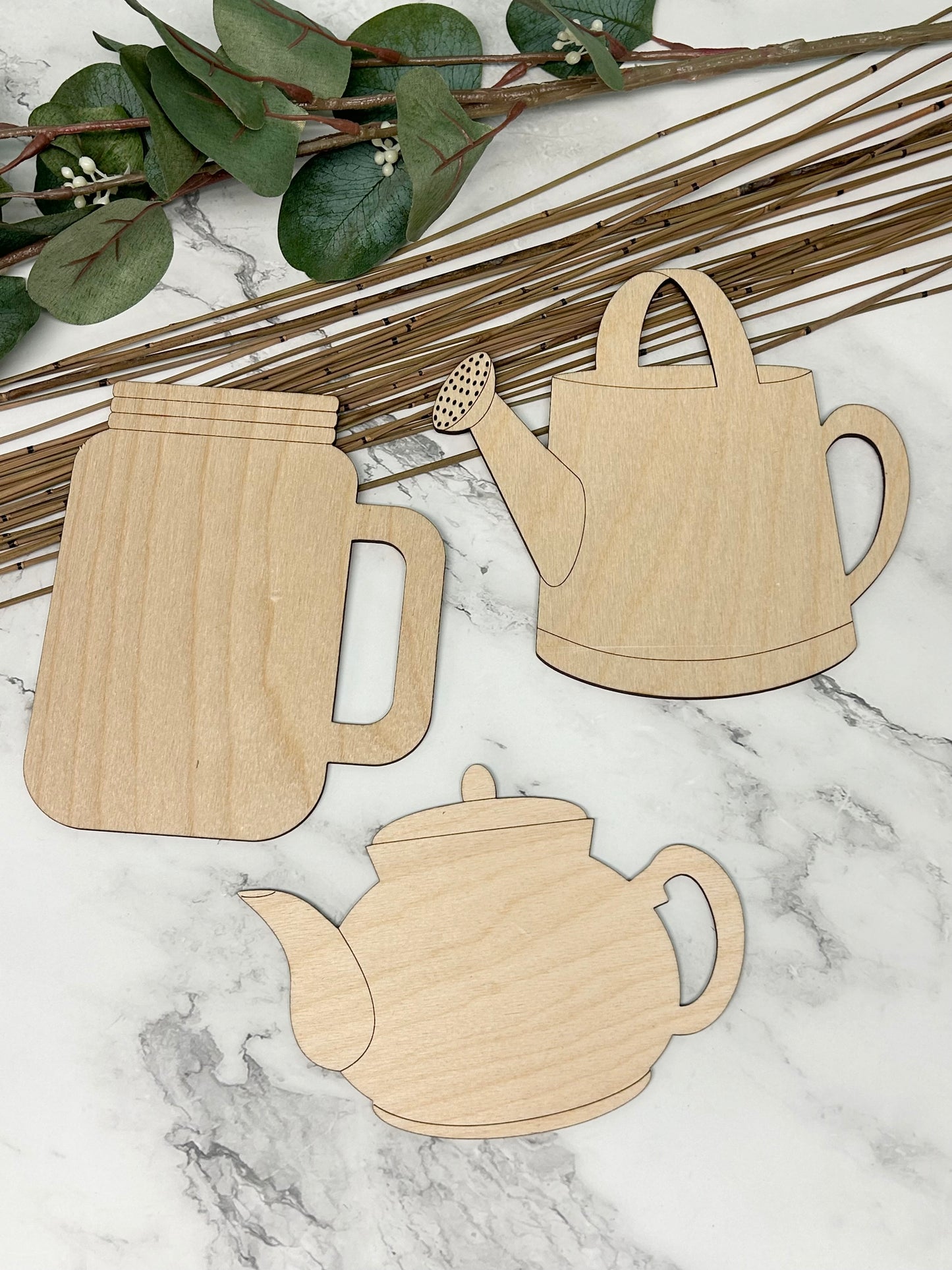Wooden Shape Blanks for Crafts