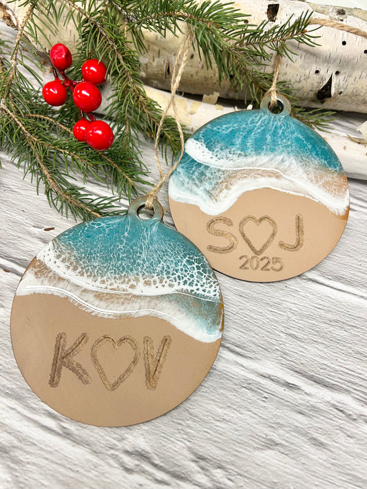 Beach Memories Resin Ornament