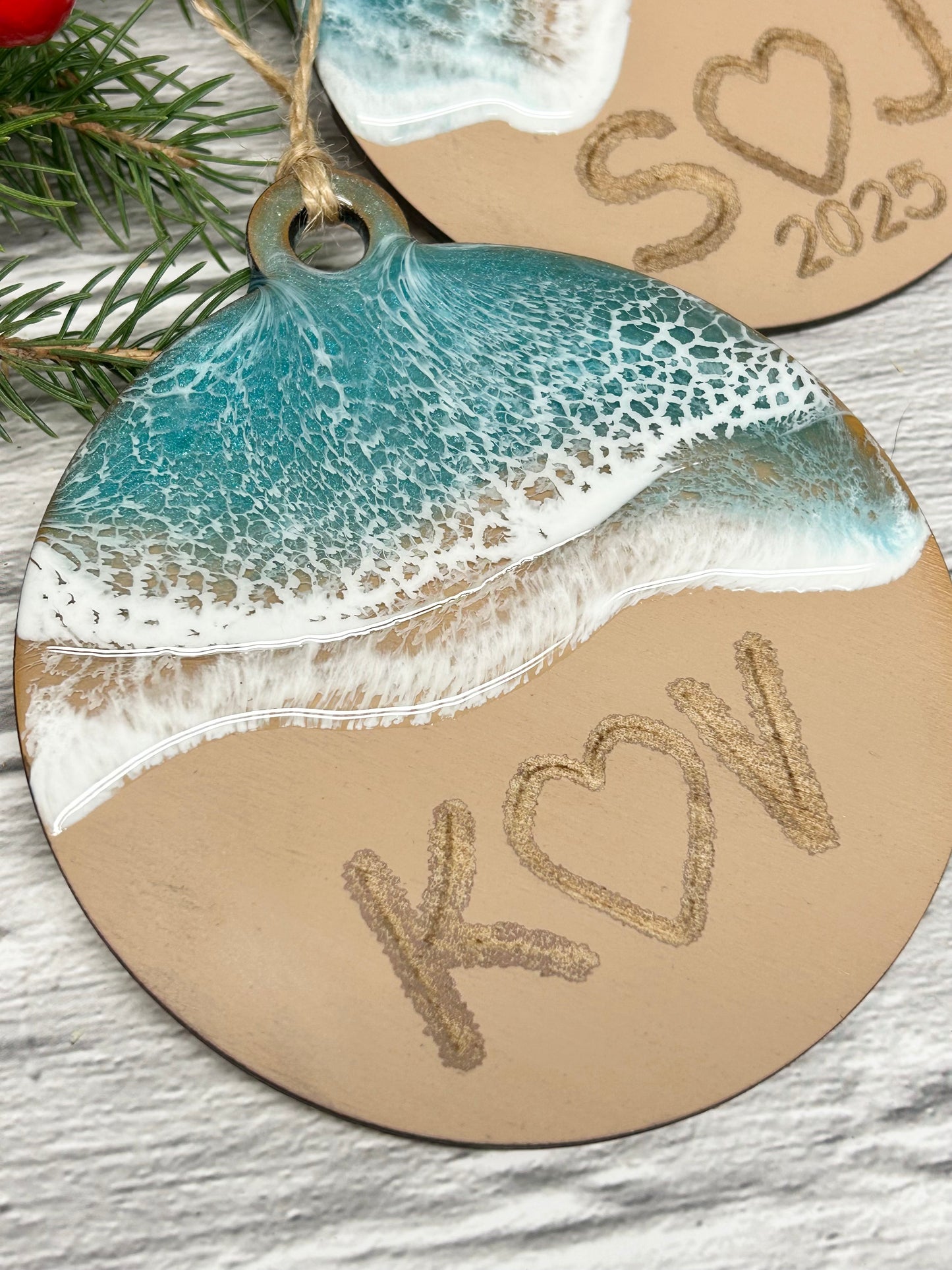 Beach Memories Resin Ornament