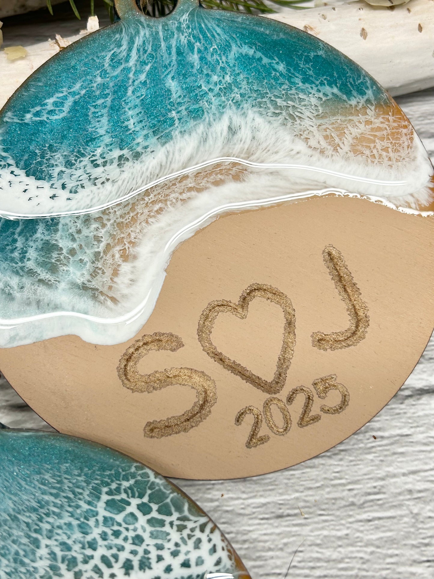 Beach Memories Resin Ornament
