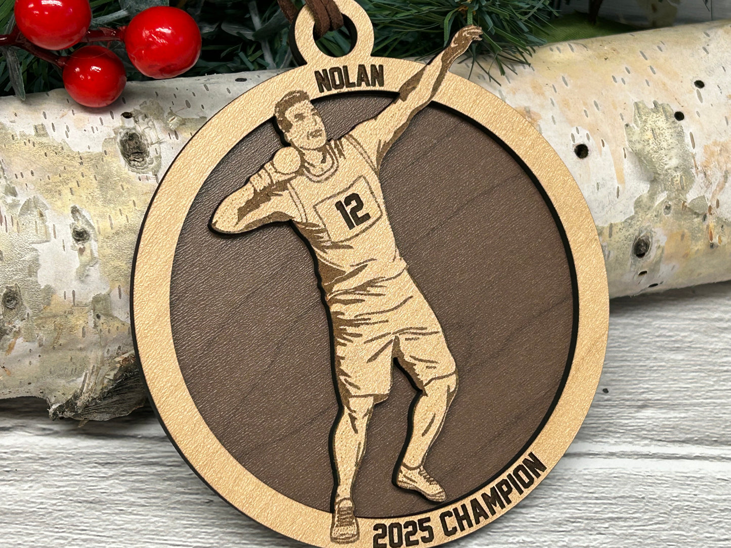 Shot Put Sports Ornament