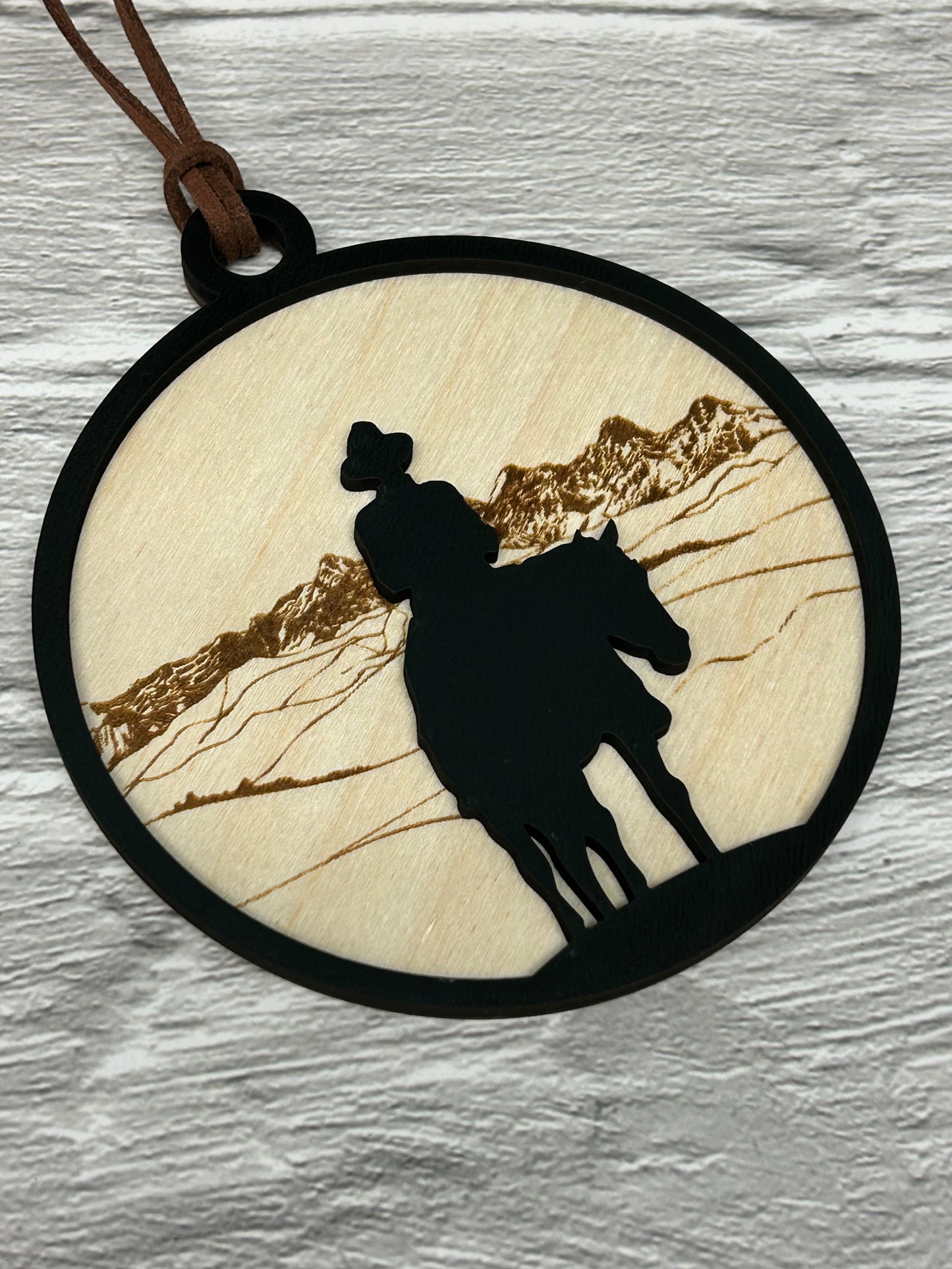 Cochrane Alberta Man of Vision Mountain View Ornament