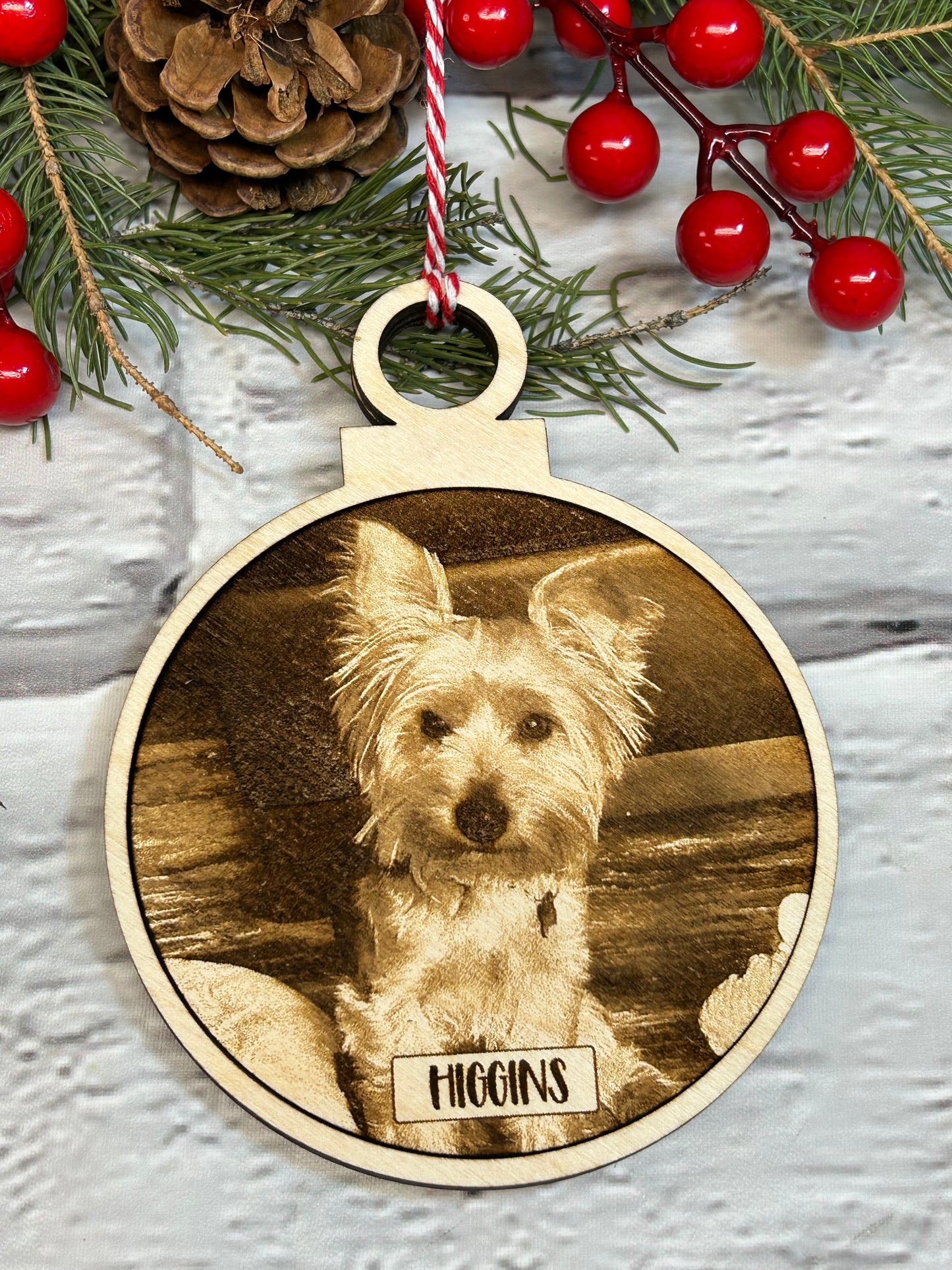 Pet Photo Ornament