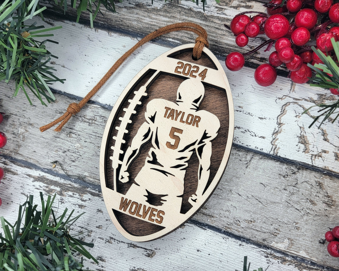 Football Spotlight Series Ornament