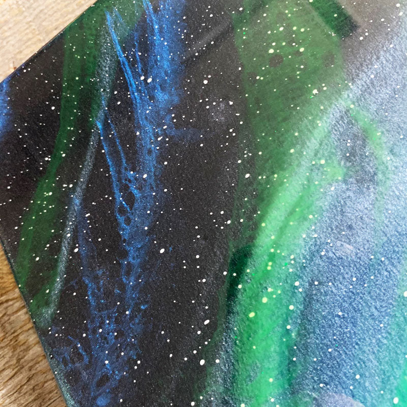 Alberta Northern Lights Resin Art Piece