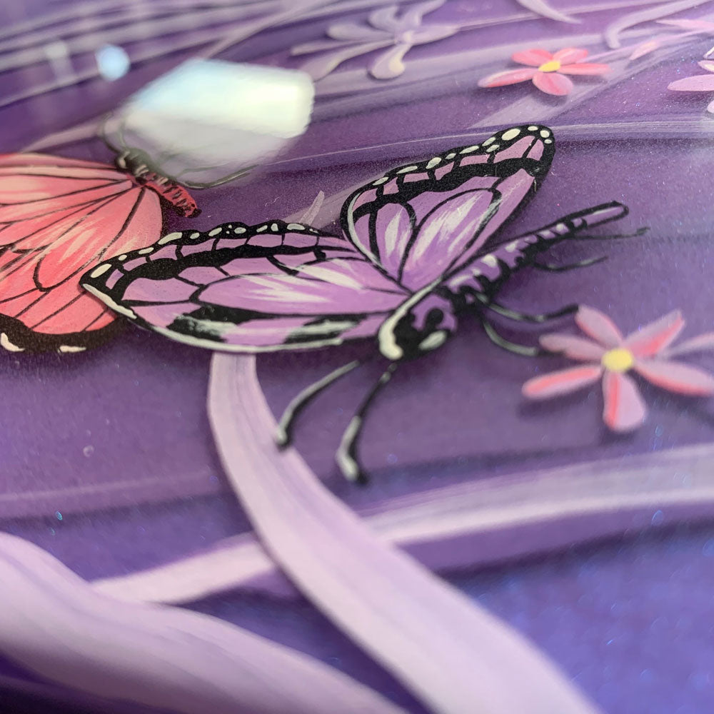 Glow-In-The-Dark Epoxy Butterfly Garden Letters
