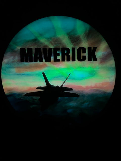 Raptor Fighter Jet Resin Art Baby Name Sign