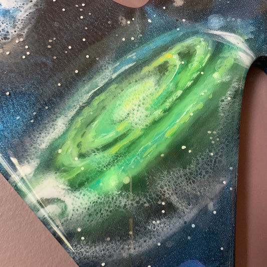 Glow-In-The-Dark Outer Space Resin Letters