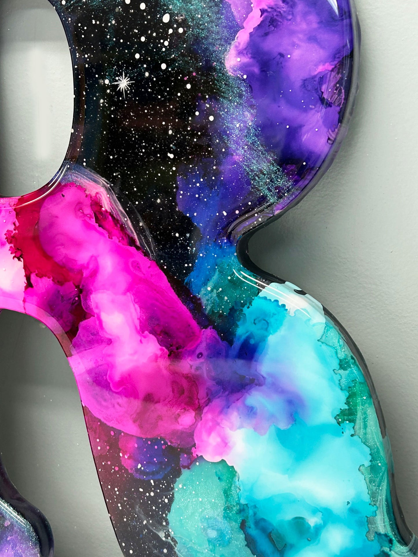 Nebula Glow-In-The-Dark Galaxy Resin Letters