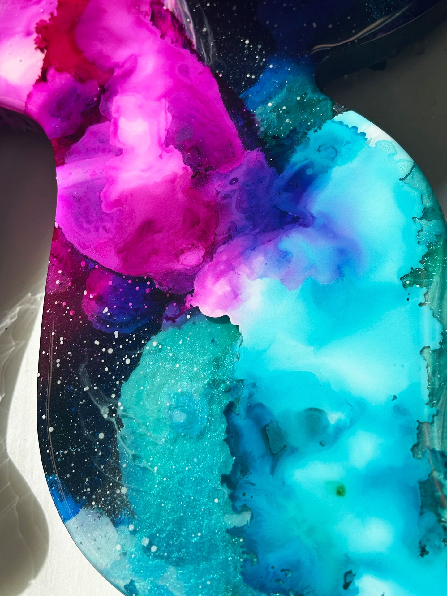 Nebula Glow-In-The-Dark Galaxy Resin Letters