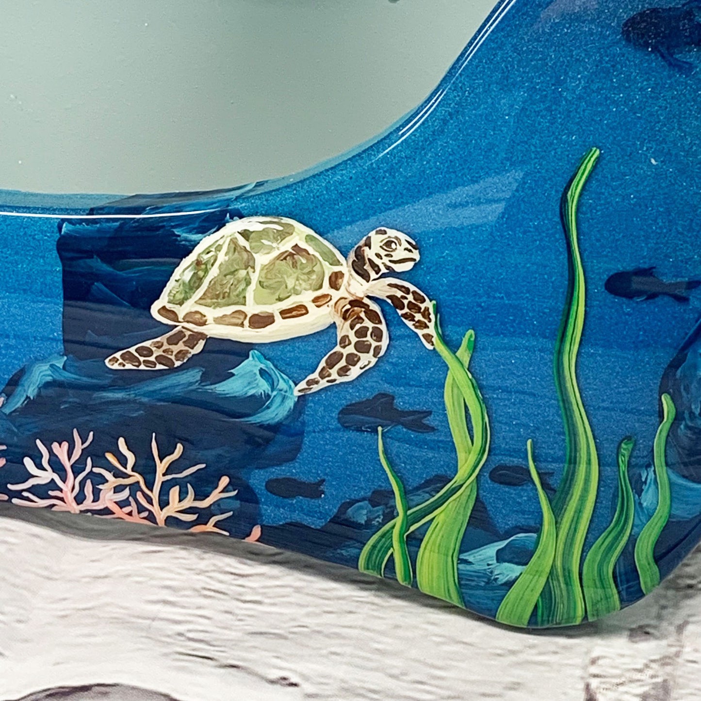 Glow-In-The-Dark Epoxy Coral Reef Letters