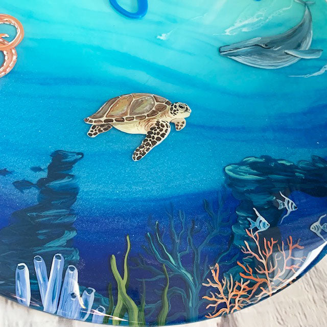 Under The Sea Resin Art Name Sign