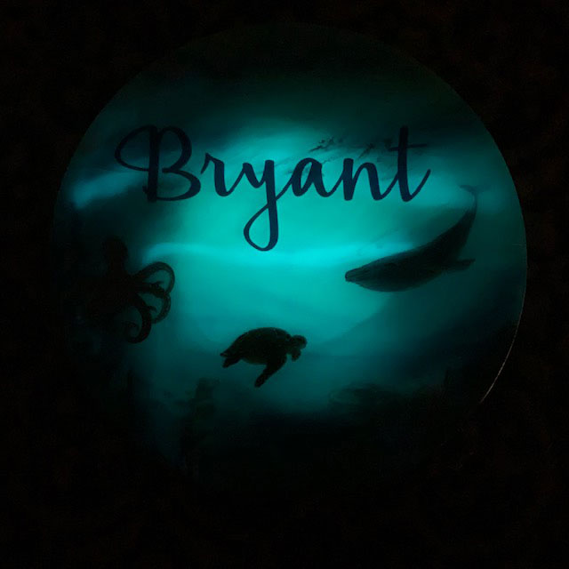 Under The Sea Resin Art Name Sign