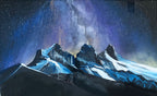 Three Sisters Milky Way Resin Art Name Sign