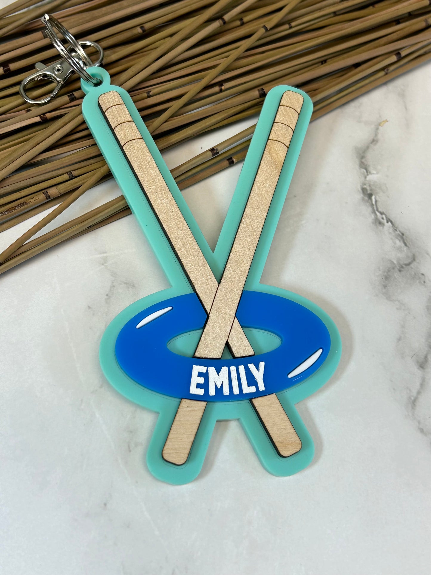 Ringette Backpack Clip On Name Tag