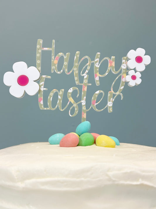 Happy Easter Cake Topper
