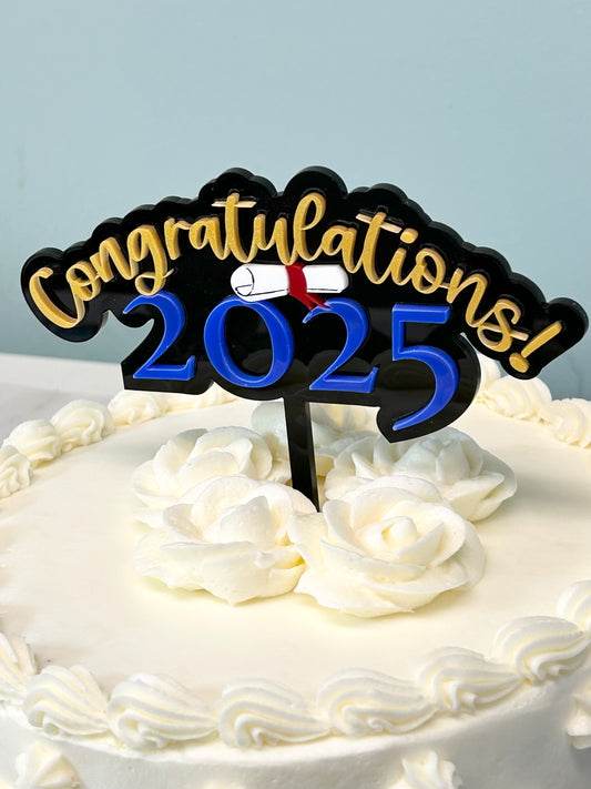 Congratulations Graduation Cake Topper