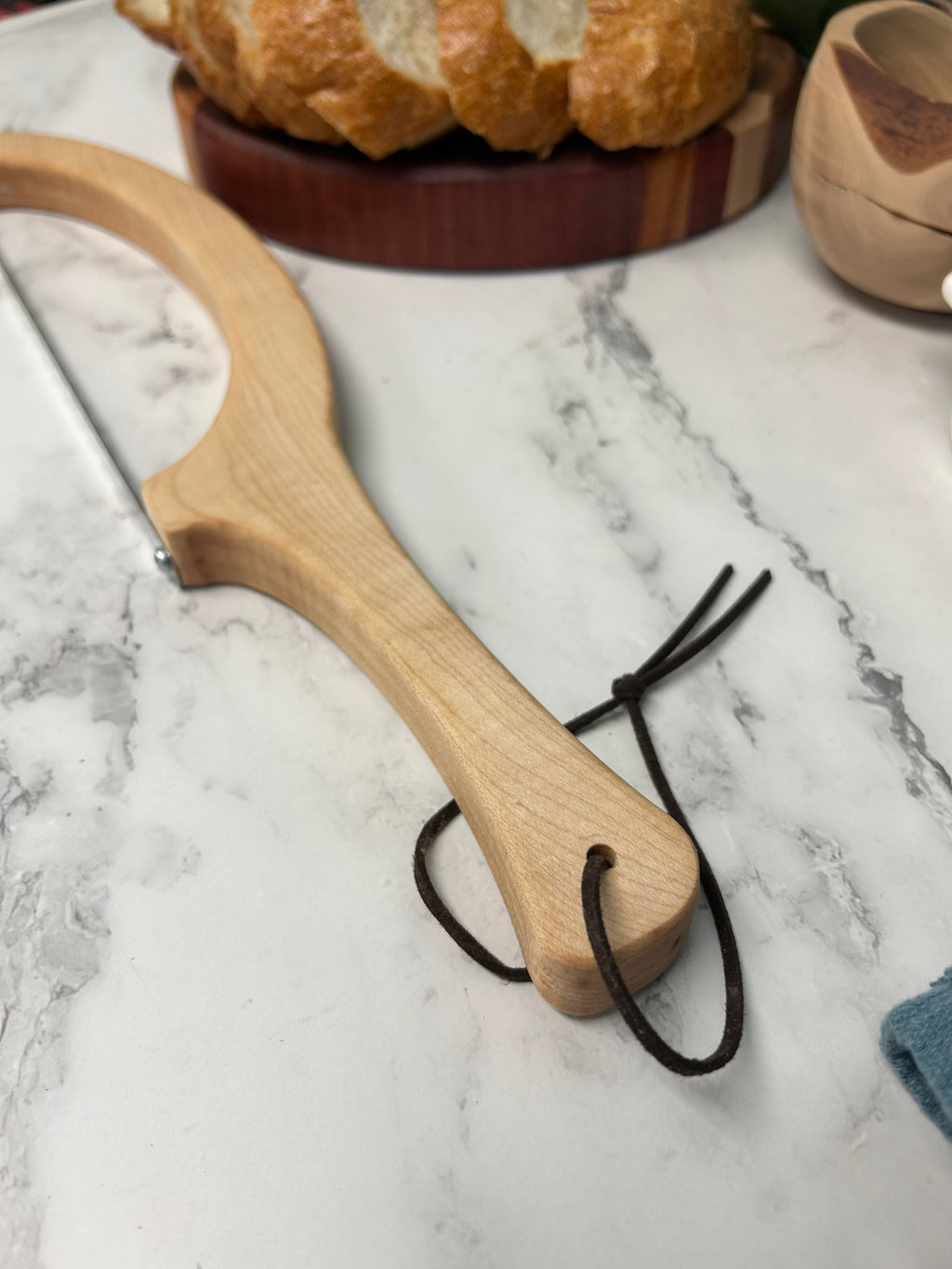 Maple Hand Crafted Wooden Bread Bow Knife