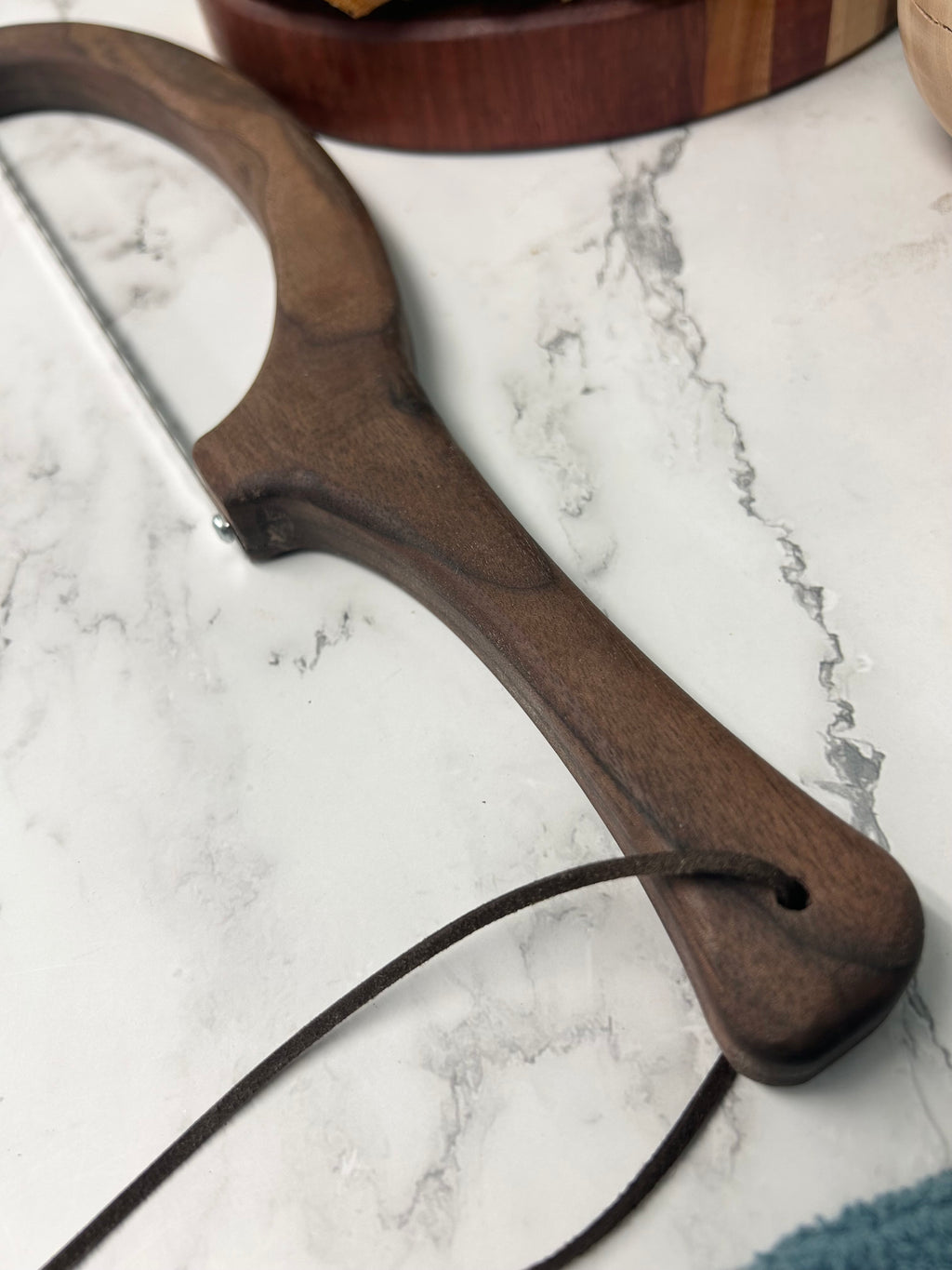 Discounted Black Walnut Hand Crafted Wooden Bread Bow Knife
