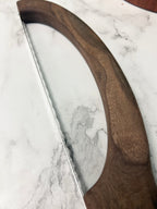 Discounted Black Walnut Hand Crafted Wooden Bread Bow Knife