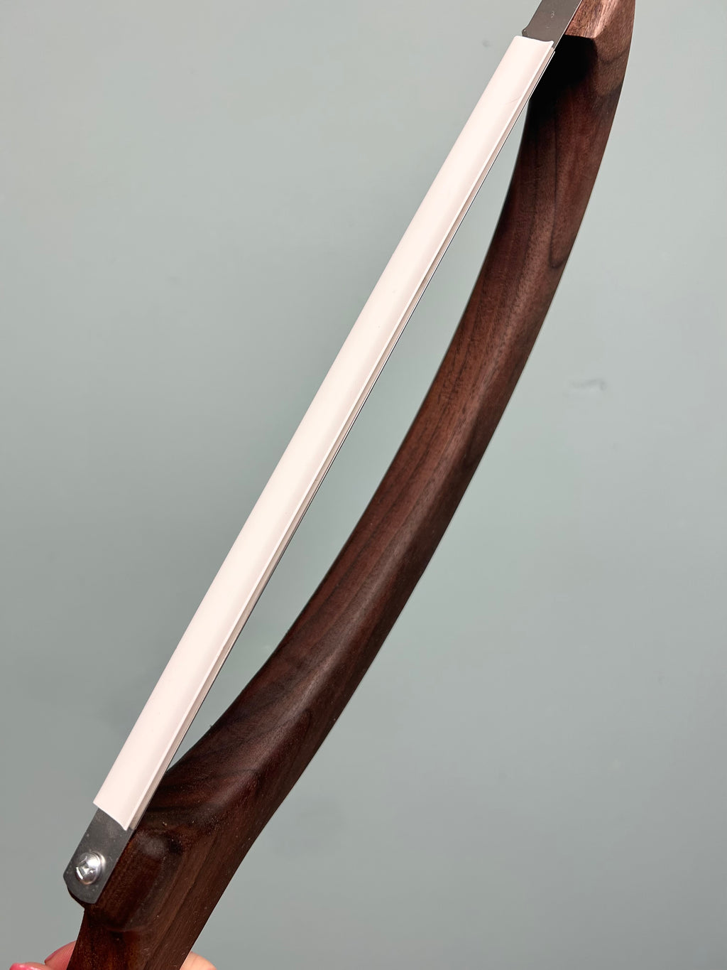 Black Walnut Hand Crafted Wooden Bread Bow Knife
