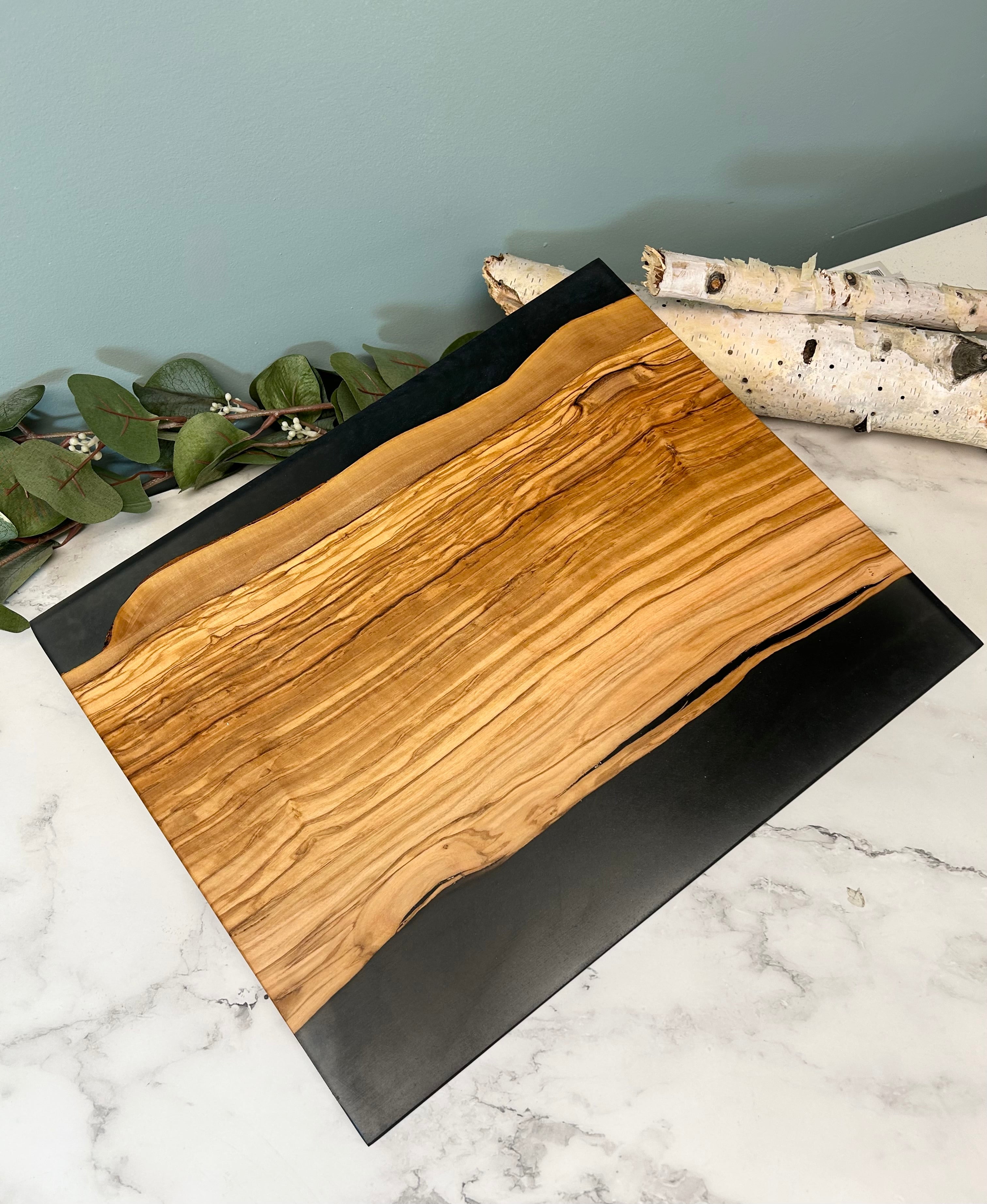 Discounted Spalted Maple and Epoxy Serving Board