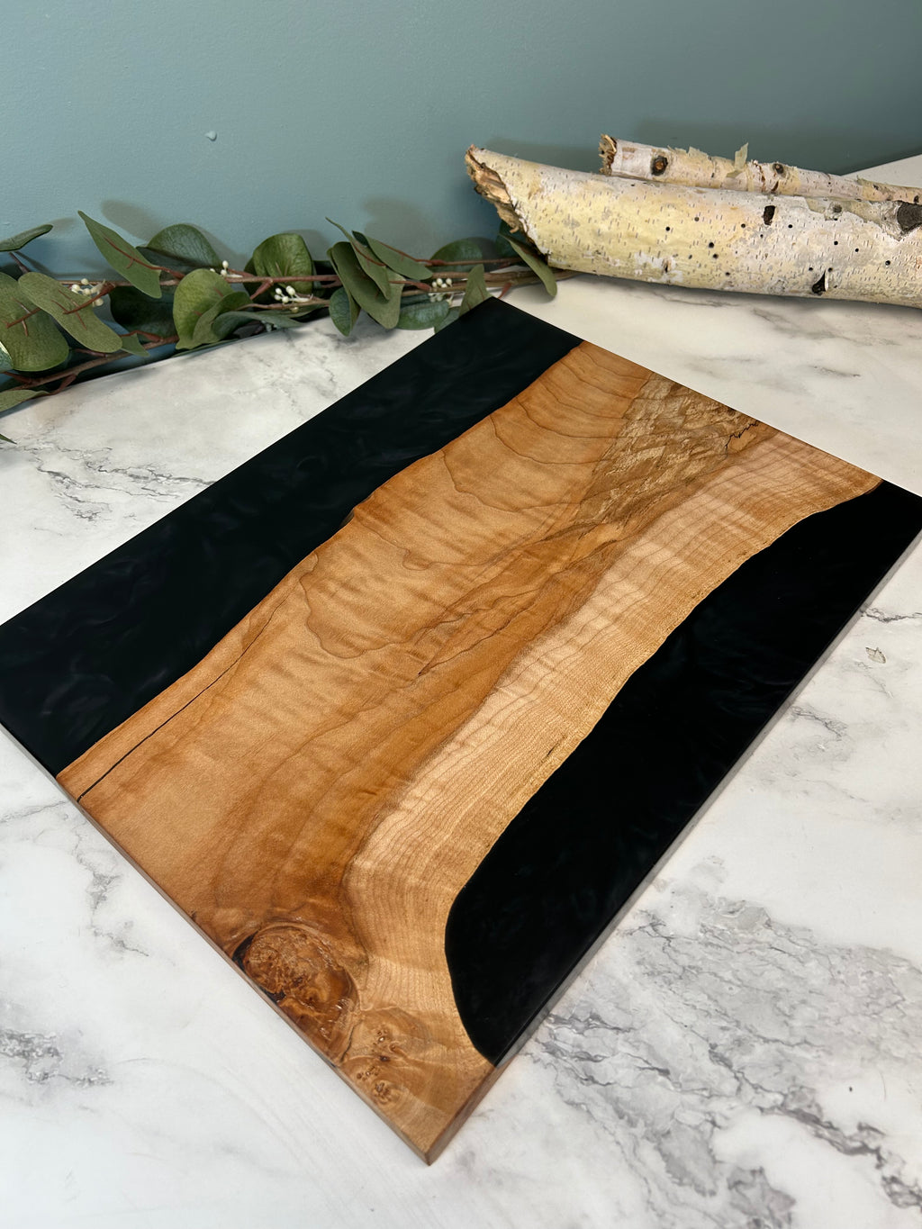 Spalted Maple and Epoxy Serving Board