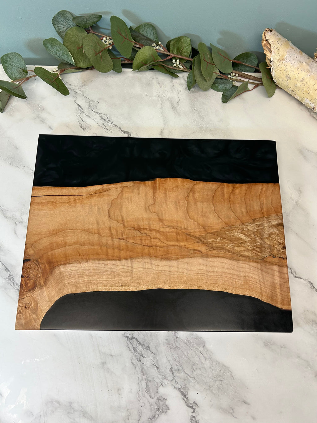 Spalted Maple and Epoxy Serving Board