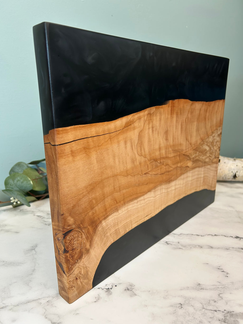Spalted Maple and Epoxy Serving Board