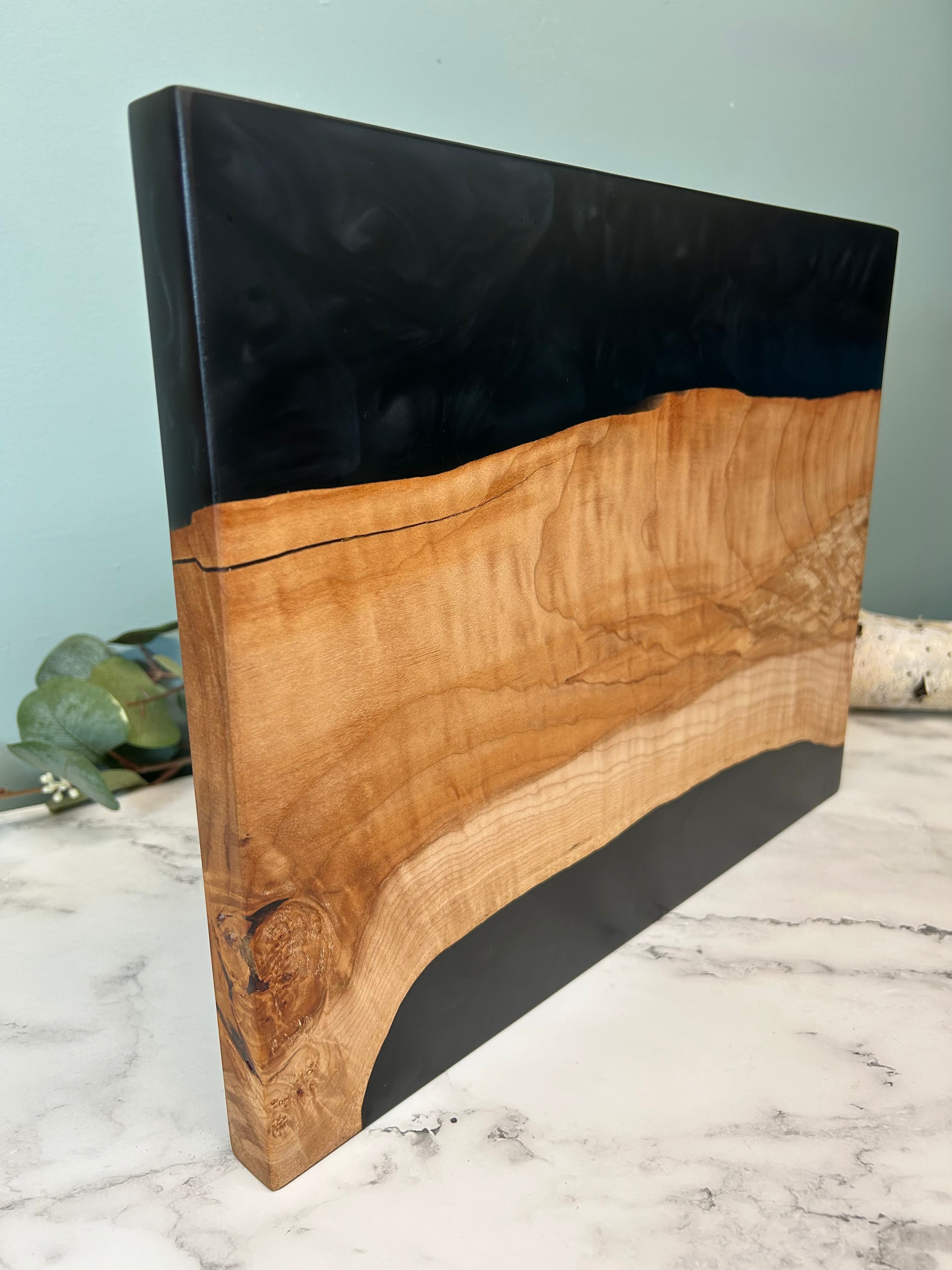 Spalted Maple and Epoxy Serving Board