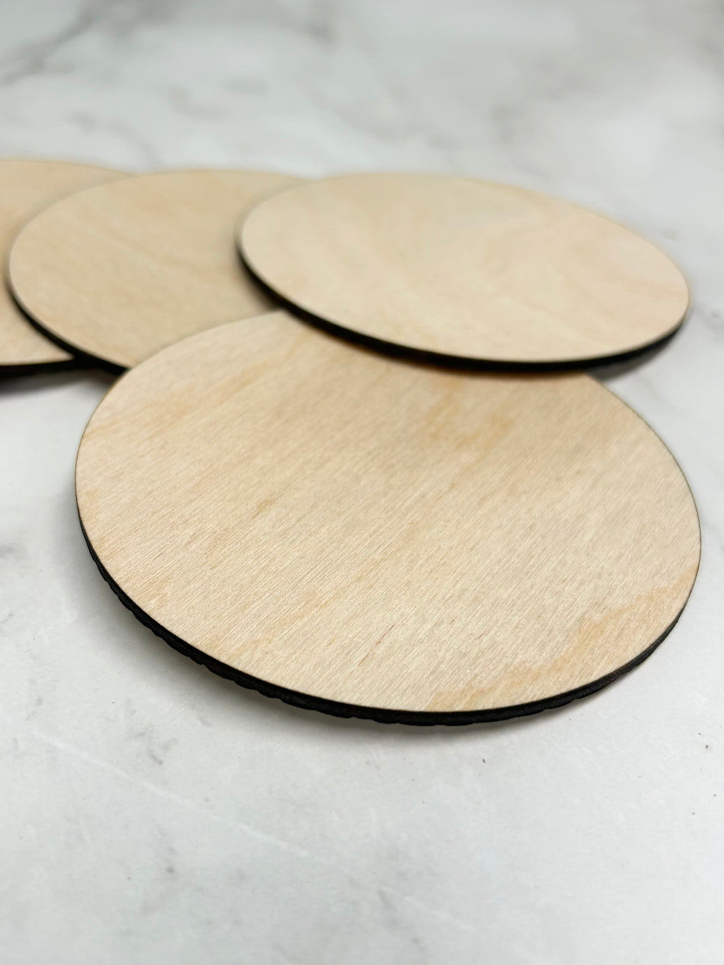 4" Wood Coaster Blanks