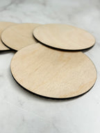 4" Wood Coaster Blanks