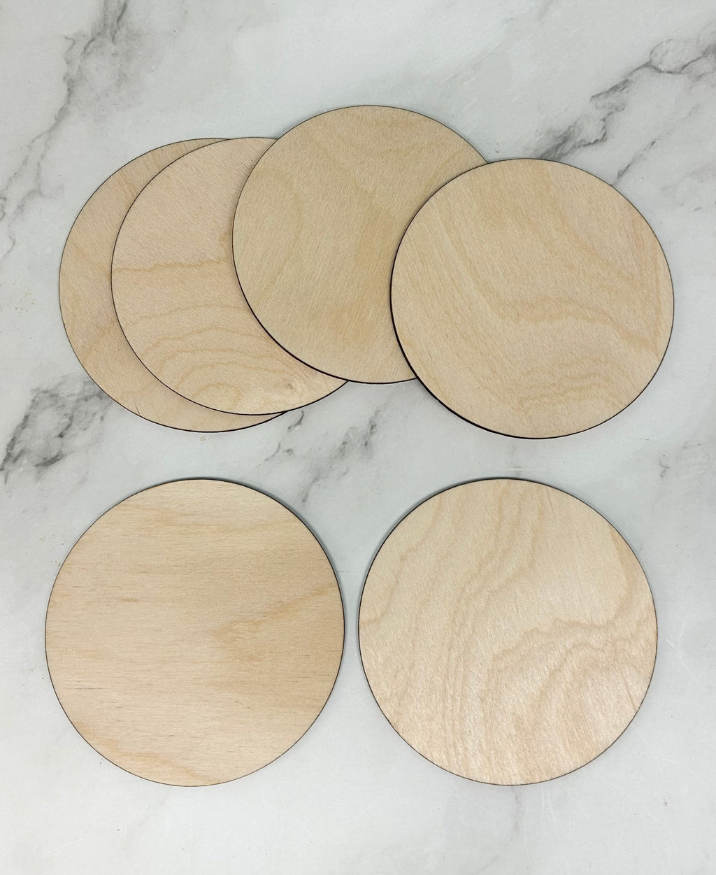 4" Wood Coaster Blanks