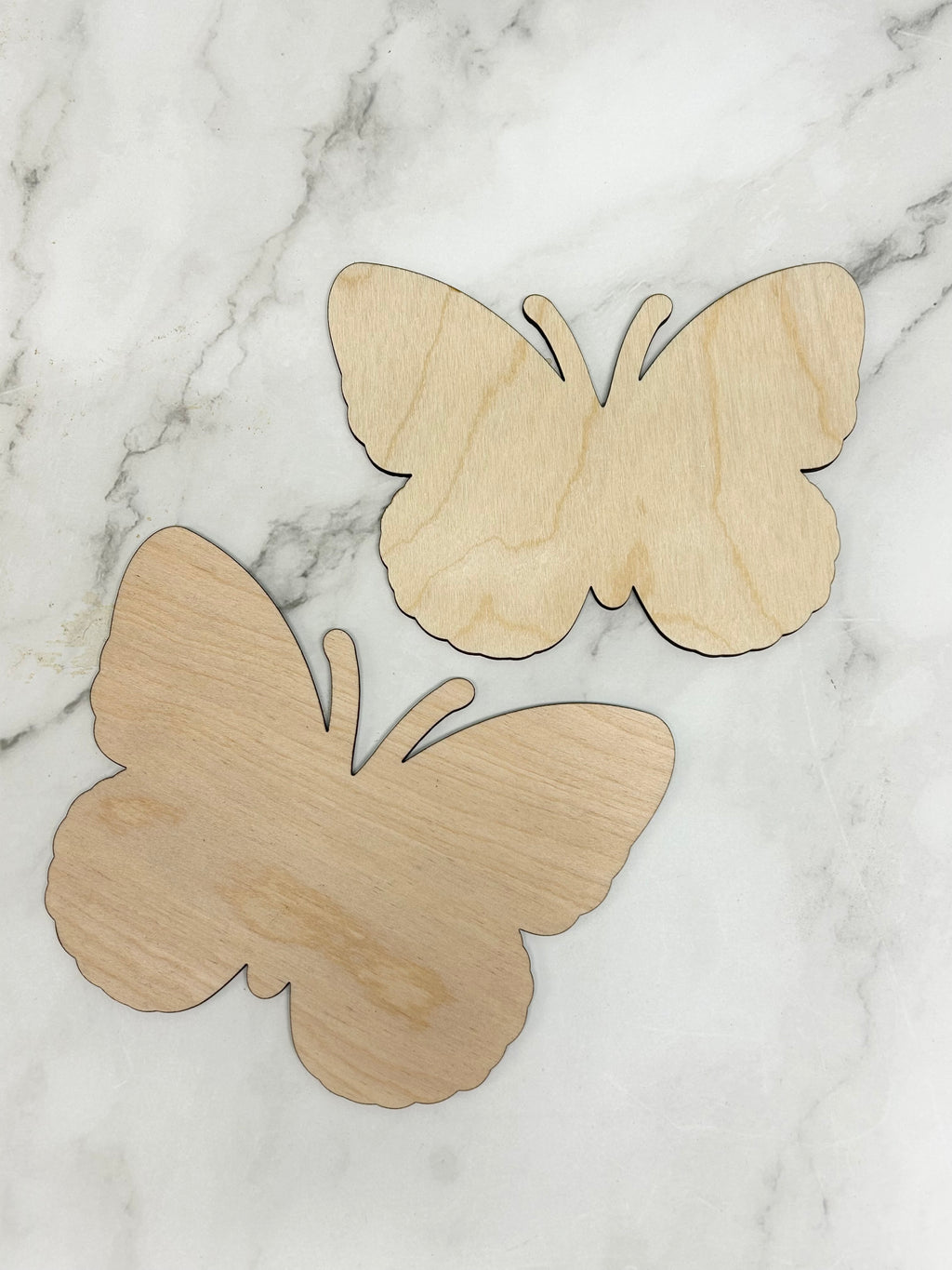 Mini Butterfly Wood Shape With Silhouette Set