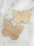 Mini Butterfly Unpainted Wooden Blank