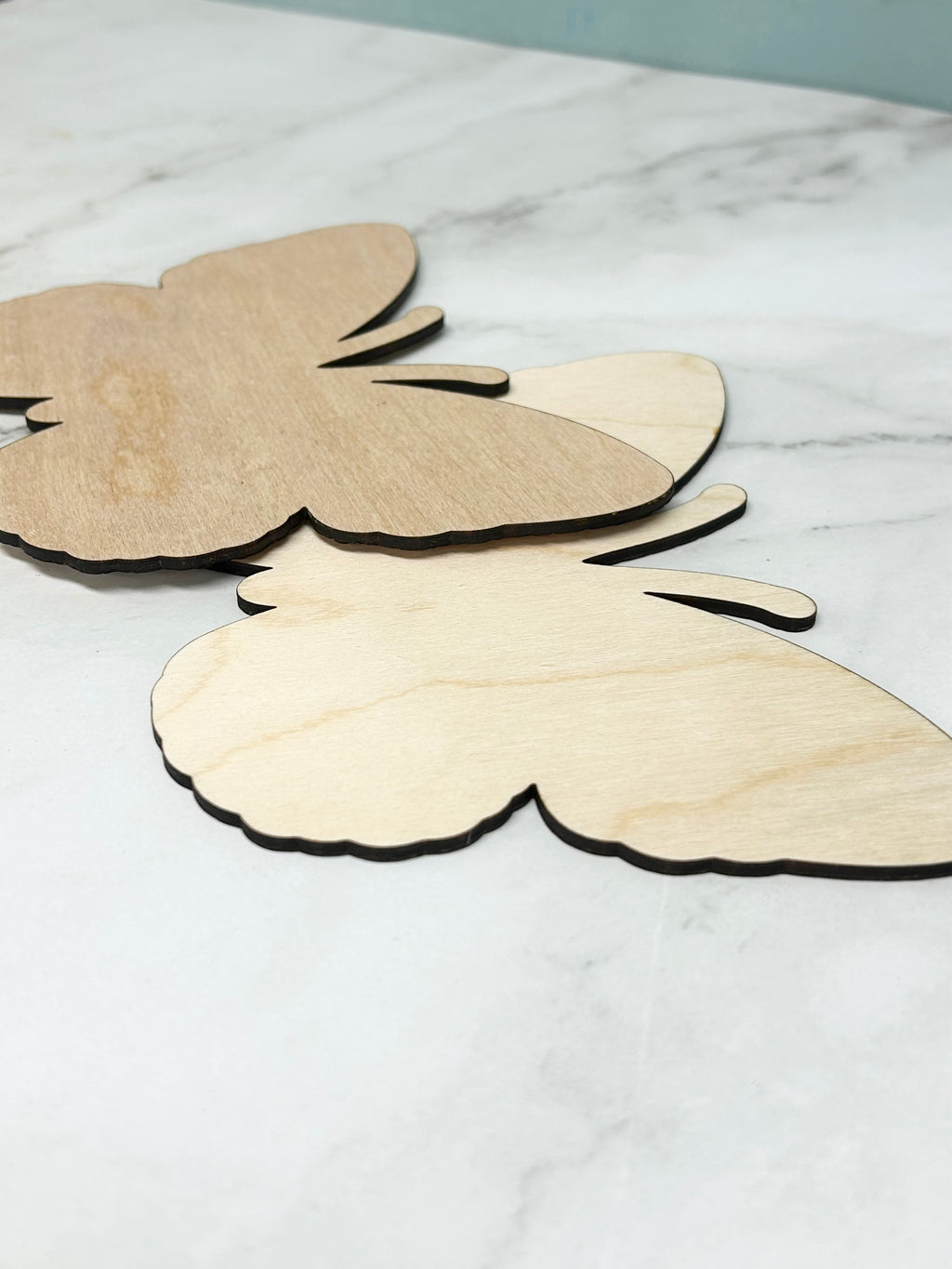 Mini Butterfly Wood Shape With Silhouette Set