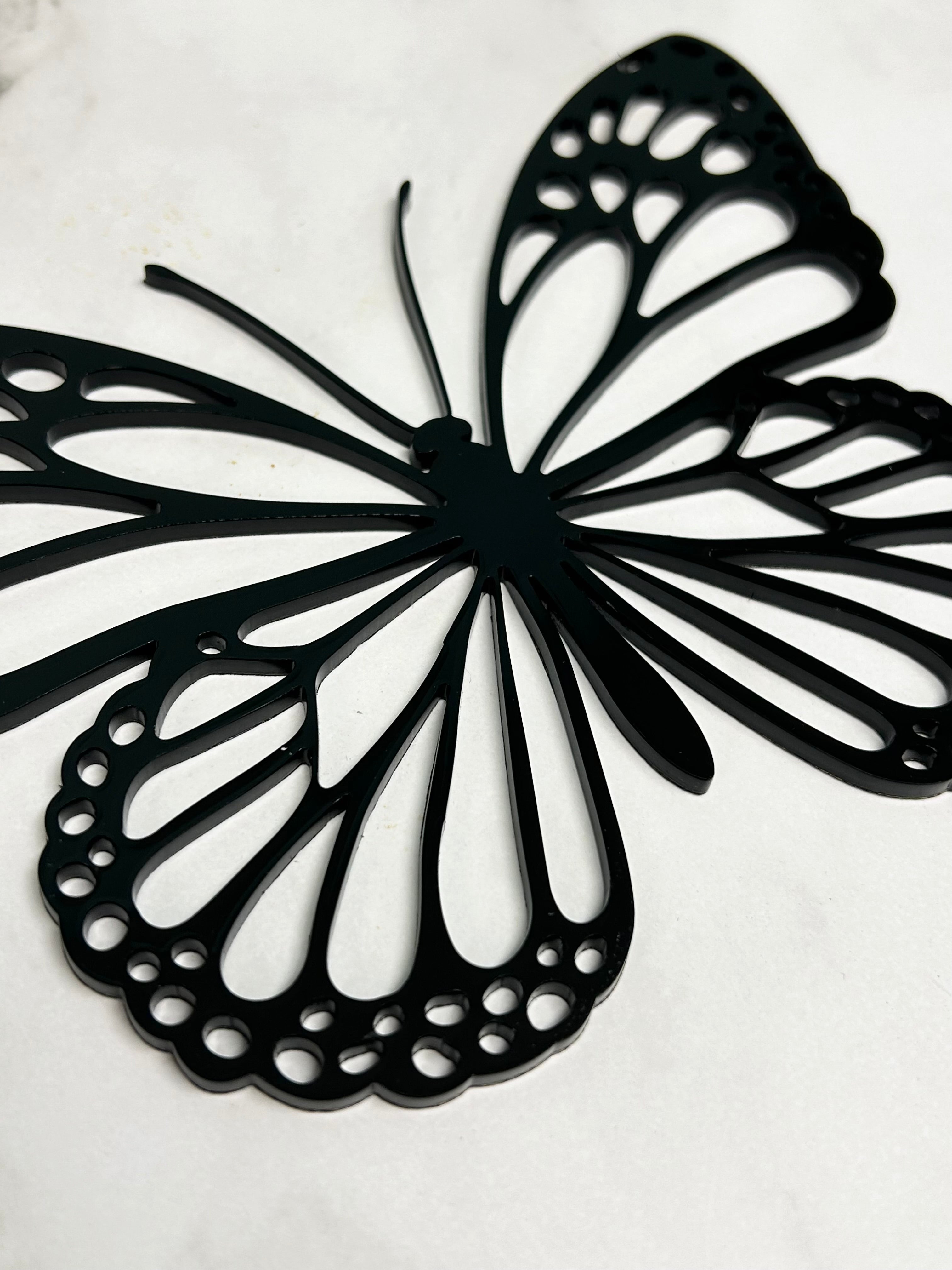 Mini Butterfly Wood Shape With Silhouette Set