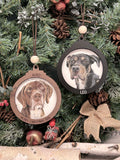 Pet Portrait Christmas Ornament