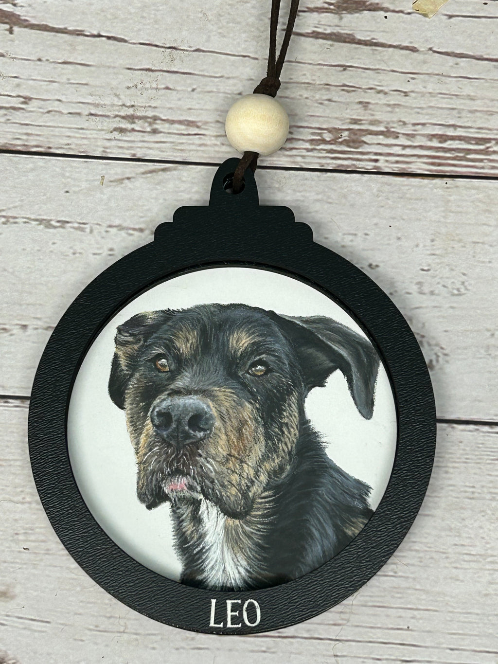 Pet Portrait Christmas Ornament